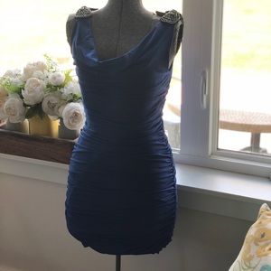Cobalt blue dress